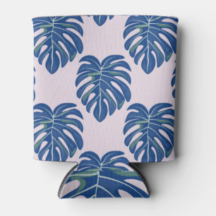 Tropical Leaves Fashionable Seamless Pattern Can Cooler