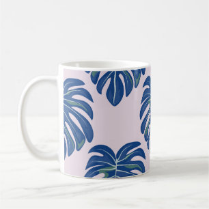 Tropical Leaves Fashionable Seamless Pattern Coffee Mug