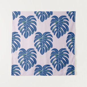 Tropical Leaves Fashionable Seamless Pattern Tapestry