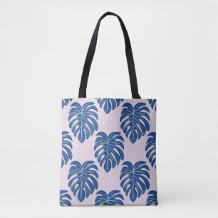 Tropical Leaves Fashionable Seamless Pattern Tote Bag