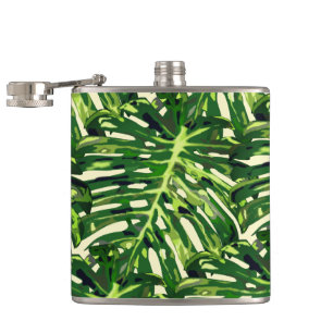 Tropical Leaves Flask