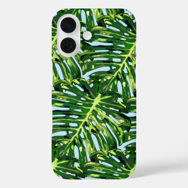 Tropical Leaves iPhone Case (Back)