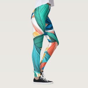 Tropical Leaves Leggings