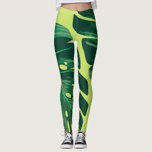 Tropical Leaves Leggings