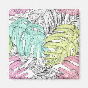 Tropical Leaves Magnet