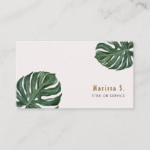 Tropical Leaves Modern