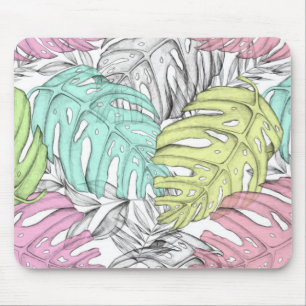 Tropical Leaves Mouse Mat