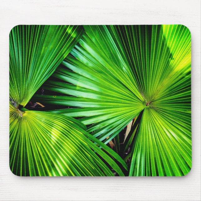 Tropical Leaves Mouse Mat (Front)