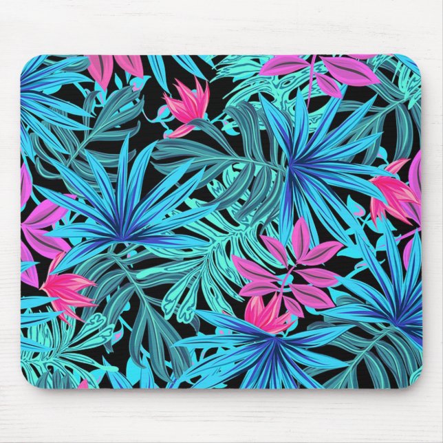 Tropical Leaves Mouse Mat (Front)