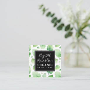 Tropical Leaves Natural Organic Business Card