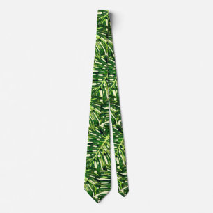 Tropical Leaves Neck Tie