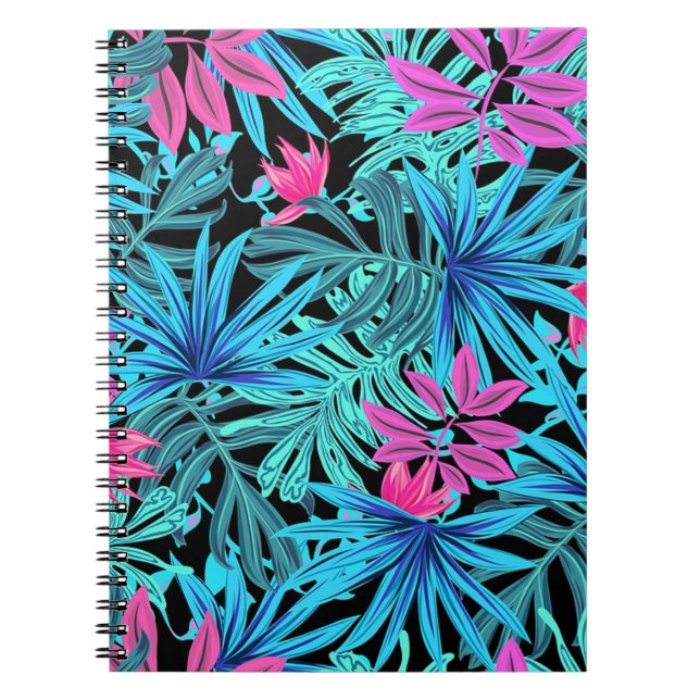 Tropical Leaves Notebook (Front)