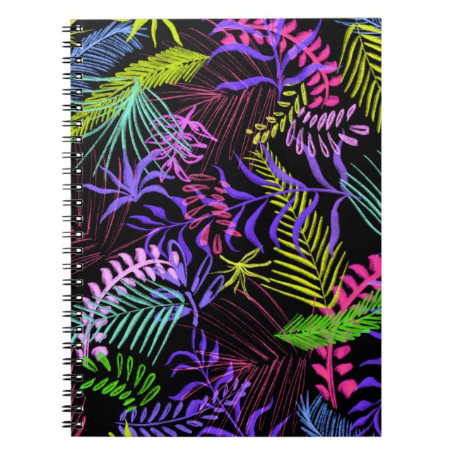 Tropical Leaves Notebook (Front)