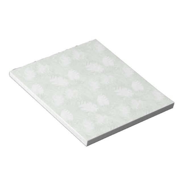 Tropical  Leaves Notepad (Angled)