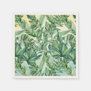 Tropical Leaves Ombre Napkin