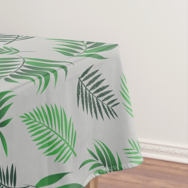 Tropical Leaves Pattern 11 Tablecloth (In Situ)
