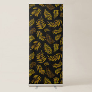 Tropical Leaves Pattern 14 Retractable Banner