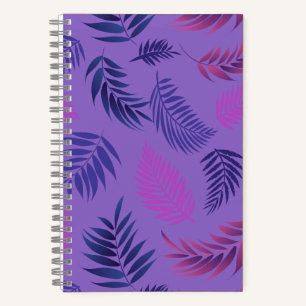 Tropical Leaves Pattern 19 Notebook