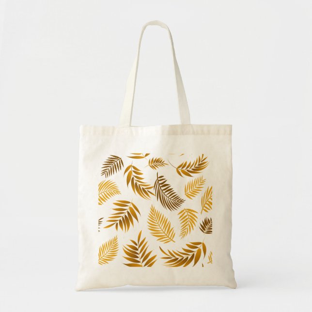 Tropical Leaves Pattern 22 Tote Bag (Front)