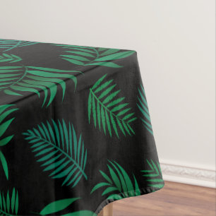 Tropical Leaves Pattern 2 Tablecloth