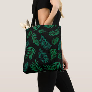 Tropical Leaves Pattern 2 Tote Bag
