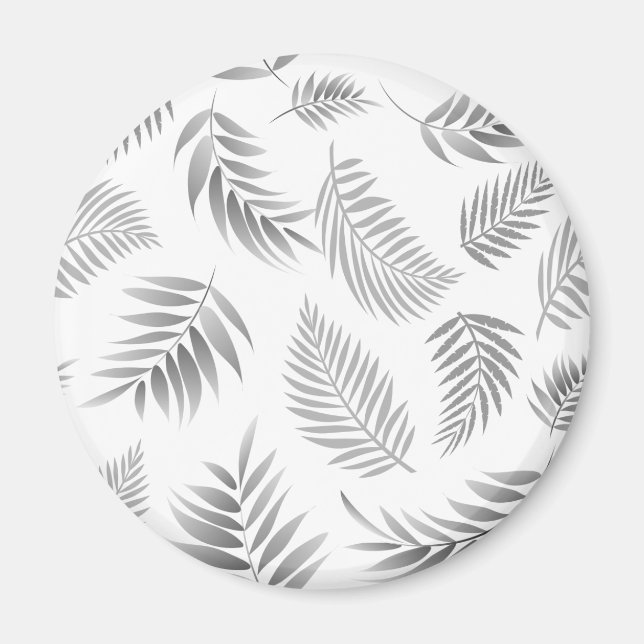 Tropical Leaves Pattern 3 Magnet (Front)