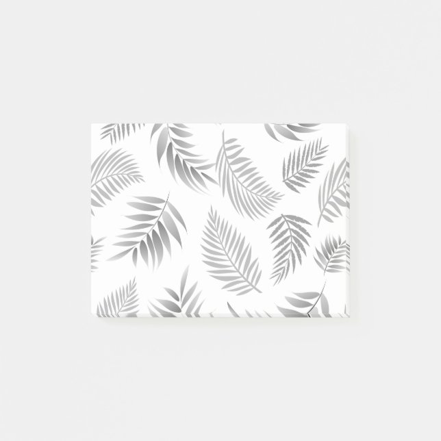 Tropical Leaves Pattern 3 Post-it Notes (Front)