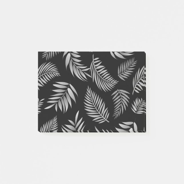 Tropical Leaves Pattern 4 Post-it Notes (Front)