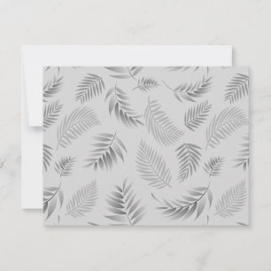 Tropical Leaves Pattern 5 Card