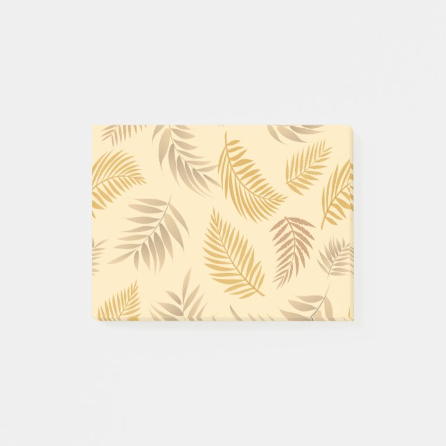 Tropical Leaves Pattern 6 Post-it Notes (Front)