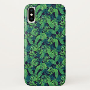 Tropical Leaves Pattern iPhone X Case