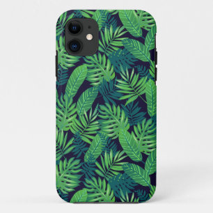 Tropical Leaves Pattern iPhone 11 Case