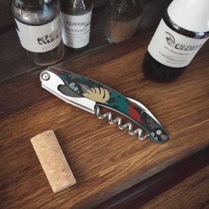 Tropical Leaves Pattern Corkscrew
