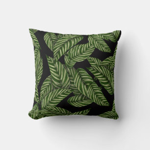 Tropical Leaves Pattern Cushion