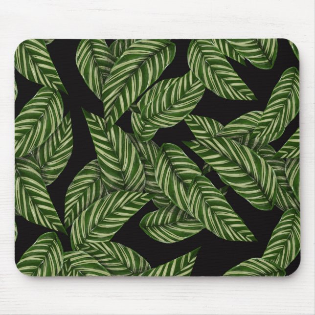 Tropical Leaves Pattern Mouse Mat (Front)