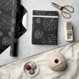 Tropical Leaves Pattern Wrapping Paper