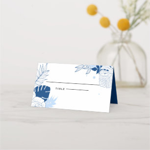 Tropical Leaves  Place Card