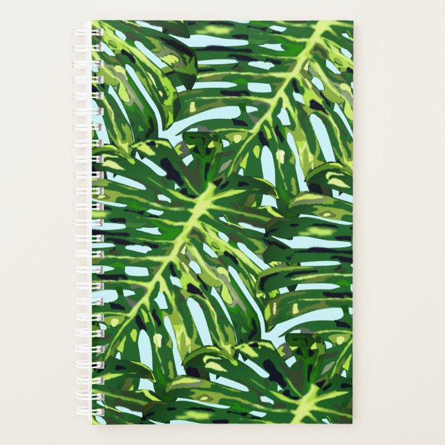Tropical Leaves Planner (Front)