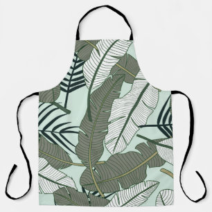 Tropical Leaves: Seamless Nature Pattern. Apron
