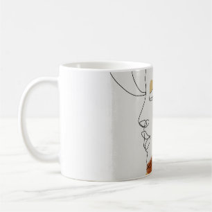 Tropical Leaves, Seamless Pattern Design. Coffee Mug