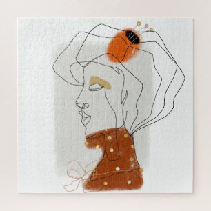 Tropical Leaves, Seamless Pattern Design. Jigsaw Puzzle