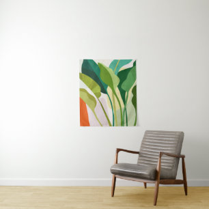 Tropical Leaves Tapestry