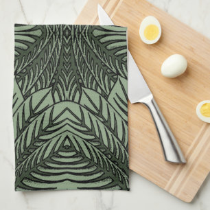 Tropical Leaves Tea Towel
