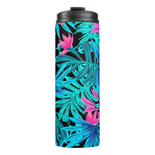 Tropical Leaves Thermal Tumbler
