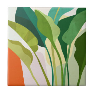 Tropical Leaves Tile