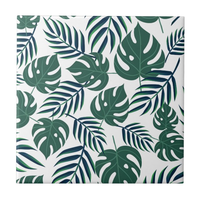 Tropical Leaves Tile (Front)