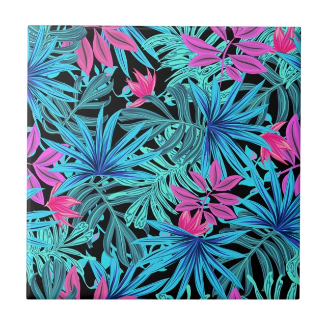 Tropical Leaves Tile (Front)