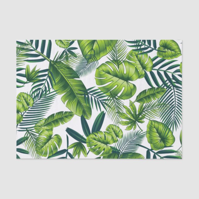 Tropical Leaves Tissue Paper (Front)