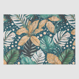 Tropical Leaves Tissue Paper