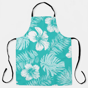 Tropical Leaves: Vintage Plant Pattern Apron